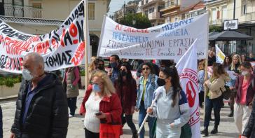 Ζάκυνθος | Μαζικό συλλαλητήριο και πορεία από τα σωματεία