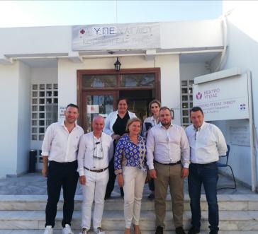 Επίσκεψη της Μ. Γκάγκα στην Τήνο