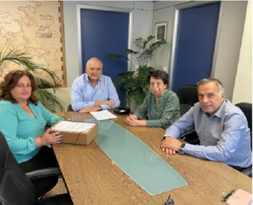 Παραδόθηκε από την ΕΕΤΑΑ στον Δήμο Φολεγάνδρου η μελέτη για το δίκτυο ύδρευσης του νησιού 