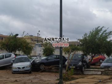 Τεράστιο είναι το μέγεθος της καταστροφής που έχει υποστεί η περιοχή του Δήμου Σητείας