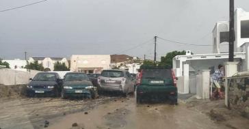 Η κακοκαιρία “πλήγωσε” τις Κυκλάδες