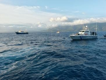 Ακυβερνησία σκάφους στη Θήρα