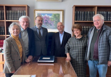 Το Πανεπιστήμιο Αιγαίου ευχαριστεί δύο νέους ευεργέτες δωρητές