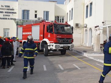Ο Διοικητής του Νοσοκομείου Σύρου για την άσκηση ετοιμότητας