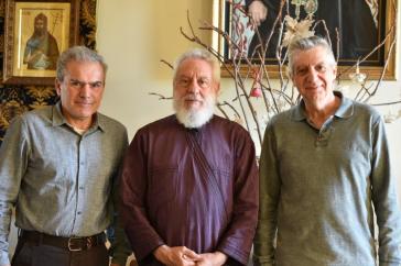 Ο Σύλλογος Κατ' Οίκον Νοσηλείας στον Μητροπολίτη και στον Καθολικό Επίσκοπο