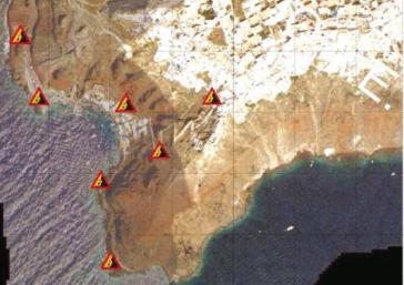 Σε ετοιμότητα για ενδεχόμενες κατολισθήσεις στη Σαντορίνη