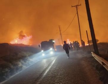 Πύρινη κόλαση έπληξε τη Σέριφο